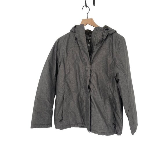 LL Bean Winter Warmer Jacket HOODIE Insulated Fleece MEDIUM WOMENS  271136 - Picture 1 of 5